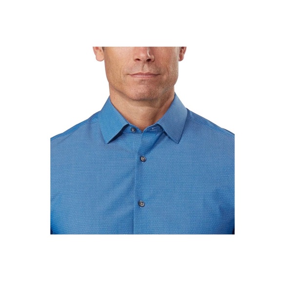 Men's Long Sleeve Button Down Solid Shirt - Picture 3 of 5